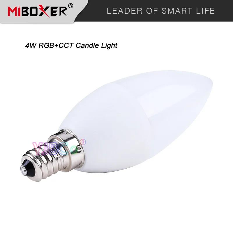 Miboxer FUT108 LED к , 4W E14, 110V 220V AC RGB + CCT ƮƮ, ħ    , 2.4G RF 